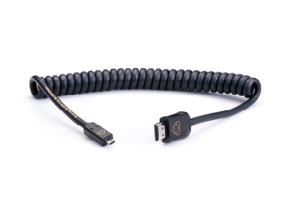 ATOMFLEX PRO HDMI COILED CABLE （Micro to Full 40cm）