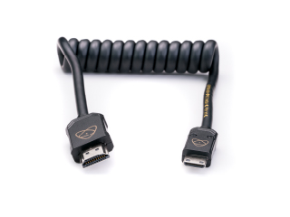 ATOMFLEX PRO HDMI COILED CABLE （Mini to Full 30cm）