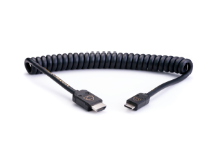 ATOMFLEX PRO HDMI COILED CABLE （Mini to Full 40cm）