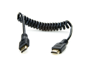 Coiled Full HDMI to Full HDMI Cable （30cm）